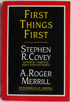Cover of First Things First